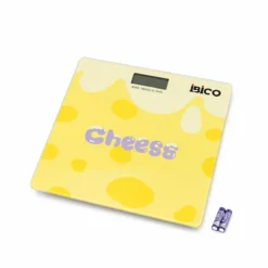 0221A DİJİTAL - PİLLİ DESENLİ RENKLİ CAM BANYO BASKÜL TERAZİ TARTI LCD EKRAN 180KG/50GR 26X26CM İ11-030