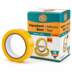 12 ADET - 12MMX66MT PARA BANTI OKUL - OFİS - KIRTASİYE