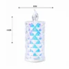 12 ADET LED CANDLE KAMP BÜYÜK BOY= ÇAP:5CM - Y: 16CM PİLLİ LED MUM MİKA KRİSTAL PLASTİK YAKUT-13637