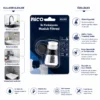 12 ADET MUSLUK UCU FİLTRESİ 2 FONKSİYONLU 360° DERECE DÖNEBİLEN BAŞLIK 16-19MM CAŞLIK ÇAPI