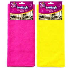 20 ADET ECOMAGIC 50X70 MİKROFİBER TEMİZLİK BEZ EKO