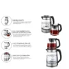 2İN1= ÇAYCI - KETTLE ÇELİK ELEKTRİKLİ ÇAY MAKİNESİ 2LT + 1,2LT ÇAY SÜZGEÇLİ 360° DÖNEBİLİR STM-5990