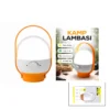 34 LED KAMP LAMBASI - FENER USB ŞARJLI AYARLANABİLİR IŞIK 4.8W - 2400mAh ST-5661