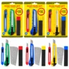 3PCS YEDEKLİ PLASTİK MAKET BIÇAK SETİ