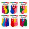 40 PAKET - 4PCS KÜÇÜK BOY RENKLİ 20CM PARTY BALON - TOPLAMDA 160 ADET BALON