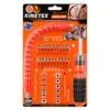 43PCS SİLİKON SAP AKROBAT UZATMALI TORNAVİDA BİTS SETİ MANYETİK UÇ TUTUCU KTX-3451