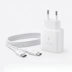45W Süper Hızlı Şarj Adaptörü USB-C PD 3.0 PPS Fast Charger + 5A Type-C to Type-C Kablo
