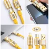 4in1 Hızlı Şarj Ve Data Kablosu Type-c / Lightning / Micro Usb PL-8631