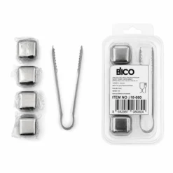 5PCS = 4 KÜP - MAŞA KÜP ŞEKLİ METAL BUZLUK
