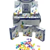 648 ADET HARİTA ÇİVİSİ MANTAR PANO İĞNESİ 12X18PCS RENKLİ SİLİNDİRİK