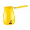 AWOX CAFFEEN  SARI  ELEKTRİKLİ CEZVE  TÜRK KAHVESİ  MAKİNESİ  PLASTİK   ÇİFT AĞIZ   0.4LT - 5 FİNCAN   1000W