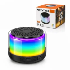 BT - SD - USB ŞARJLI RGB IŞIKLI BLUETOOTH WİRELESS SPEAKER HOPARLÖR 3W PL-4675