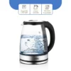 CAM - LEDLİ KETTLE 1.8LT  GİZLİ REZİSTANS - KABLOSUZ 360 DERECE GÖVDE 1500W SK-8033