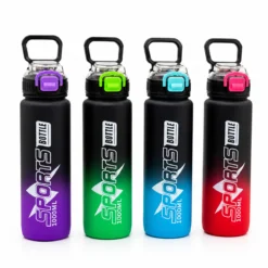 ÇİFT RENKLİ TUTMALI PLASTİK PİPETLİ SPOR MATARA SULUK 1000ML HERHANGİ BİR RENK GÖNDERİLİR