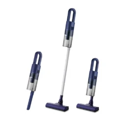 DİKEY MAVİ ELEKTRİKLİ SÜPÜRGE 500W 90° BAŞLIK - 1.5LT TOZ HAZNE - ÇİFT FİLTRE SVC-8628