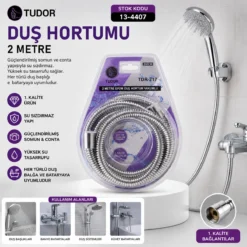 DUŞ HORTUMU 200CM VAKUMLU AMBALAJ