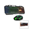 EVEREST HKM-X86 QUİN  GÖKKUŞAĞI IŞIKLI  USB KABLOLU  KLAVYE - MOUSE  SET  150CM KABLO