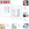 Geçmeli Klips Eşya Sabitleme Askısı 5 SET