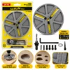 HASSAS DENGELEME - DARBE DAYANLIKLI AYARLI DELİK TESTERE PANÇ SET 45-130MM