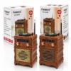 İBRELİ RADYO RETRO AM FM SW USB TYPE-C SARJLI BT TF USB AUX SPEAKER FX-2502B