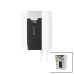 JUMBO PREMİUM BEYAZ SU ISITICI ELEKTRİKLİ ŞOFBEN DUŞ BAŞLIK 7 EMNİYET TERMOSTAT 3 KADEMELİ 8000W