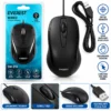KABLOLU USB - IŞIKLI SİYAH OPTİCAL MOUSE 1200 DPI SM-216