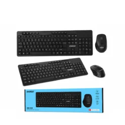KABLOSUZ MULTİMEDİA KLAVYE - MOUSE SETİ SİYAH Q KLAVYE KM-510
