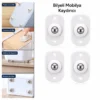 KARTELALI 4PCS TEK BİLYA TEKERLEKLİ MOBİLYA EŞYA TAŞIMA APARATI 360° 8KG TAŞIMA KAPASİTE