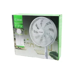 KİWİ KFAN-7627 41CM 50W EV TİPİ AYAKLI VANTİLATÖR 3-KADEME HIZ 9-PLS.KANAT SİGORTALI SESSİZ MOTOR YÜKSEKLİK: 125CM