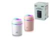 KLASİK 300ML H2O MİNİ USB ŞARJ- IŞIKLI HAVA NEMLENDİRİCİ - BUHAR MAKİNE - KOKU GİDERİCİ HERHANGİ BİR RENK GÖNDERİLİR