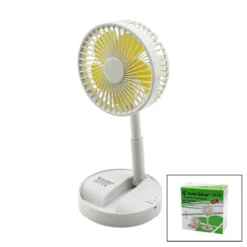 MASA ÜSTÜ VANTİLATÖR USB ŞARJIL KATLANIR FAN=13.6CM - UZAYAN AYAK=11-16CM 180 DERECE TELEFONLUKLU GS-275