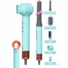 MAVİ AİR BRUSH 5İN1=BUKLE-HACİMLE-DÜZLEŞTİR-2-FIRÇA SAÇ KURUTMA - ŞEKİL MAKİNESİ 1300W 3-KDM.HIZ SICAKLIK SHD-1729