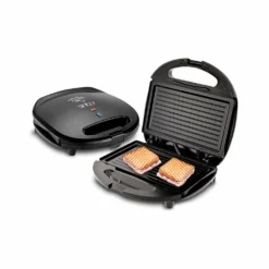 MİNİ GRANİT  ELEKTRİKLİ TOST MAKİNESİ  2 TOST   YAPIŞMAZ YÜZEY   750W  SSM-2513