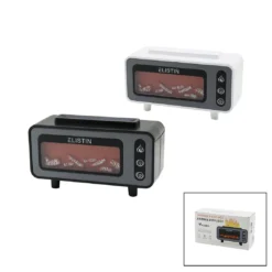 MİNİ ŞÖMİNE 200ML USB ŞARJLI - IŞIKLI HAVA NEMLENDİRİCİ BUHAR MAKİNE - KOKU GİDERİCİ 4.5W