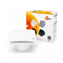 PLASTİK ASPİRATÖR 120 BEYAZ BANYO TUVALET HAVALANDIRMA ASPİRATÖRÜ 16W 1900RPM 80M3/H EBT-120SB