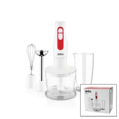 TURBO EL BLENDER SETİ DOĞRAYICI- MİKSER- BLENDER 2 KADEME HIZ 600ML HAZNE - 700ML ÖLÇÜ KABI SHB-3100S