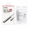 TYPE-C 3.1 GİRİŞ 4IN1 USB ÇOĞALTICI 4 ANAHTARLI PORT - HI-SPEED USB 3.0 - USB 2.0 HUB ADAPTÖR EKD-TP50